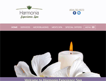 Tablet Screenshot of harmoniaspa.ca