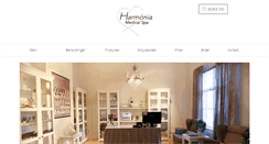 Desktop Screenshot of harmoniaspa.se