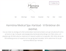 Tablet Screenshot of harmoniaspa.se